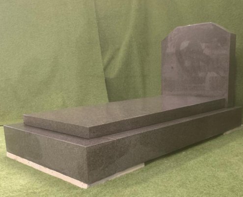 Monument funéraire reconditionné - modèle RPE108034P - coté droit