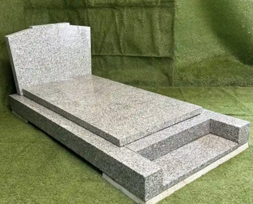 Monument funéraire reconditionné - modèle RPE928015P - coté gauche