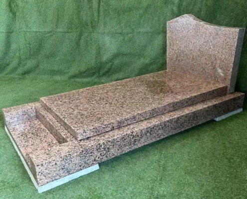 Monument funéraire reconditionné - modèle RPE116035P - coté droit