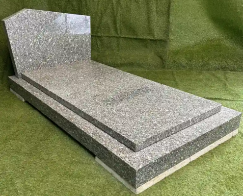 Monument funéraire reconditionné - modèle RPE230014P - coté gauche