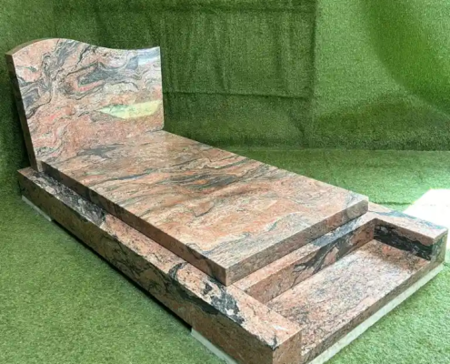 Monument funéraire reconditionné - modèle RPE402045P - coté gauche