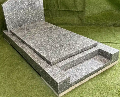 Monument funéraire reconditionné - modèle RPE430015P - coté gauche