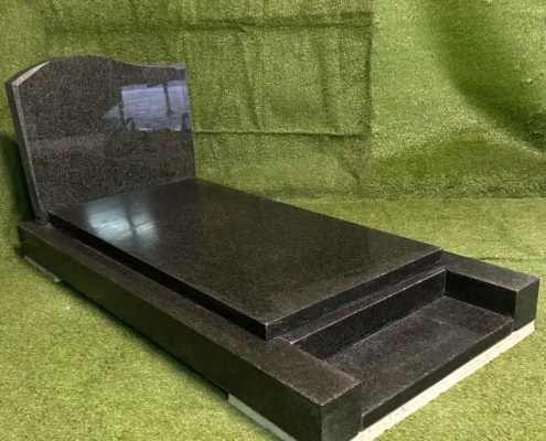 Monument funéraire reconditionné - modèle RPE511025P - coté gauche