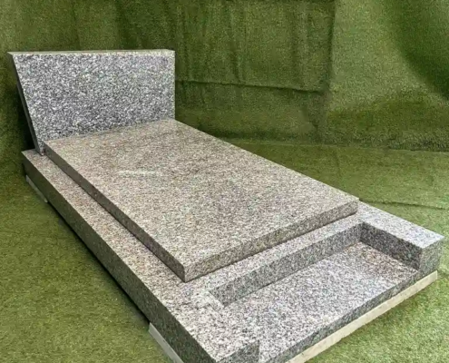 Monument funéraire reconditionné - modèle RPE711035P - coté gauche