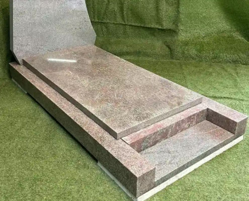 Monument funéraire reconditionné - modèle RPE828015P - coté gauche