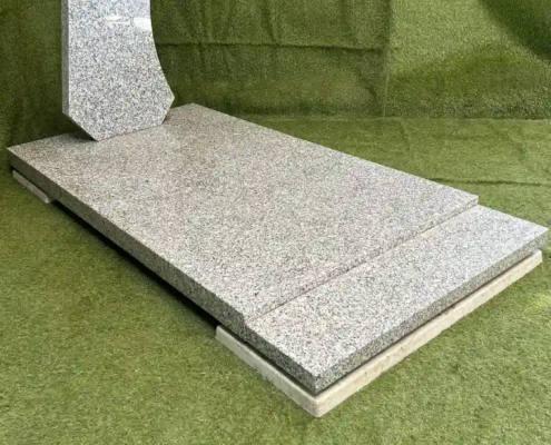 Monument funéraire reconditionné - modèle RPS20204DS - coté gauche
